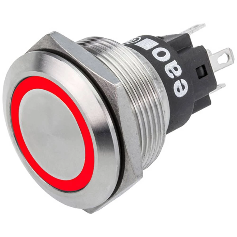 EAO 82-6151.1114 Serija 82 Osvijetljena tipka Mom 22mm Crvena 24V Lemljenje eao  tipkalo     crvena  IP65 1 St. slika