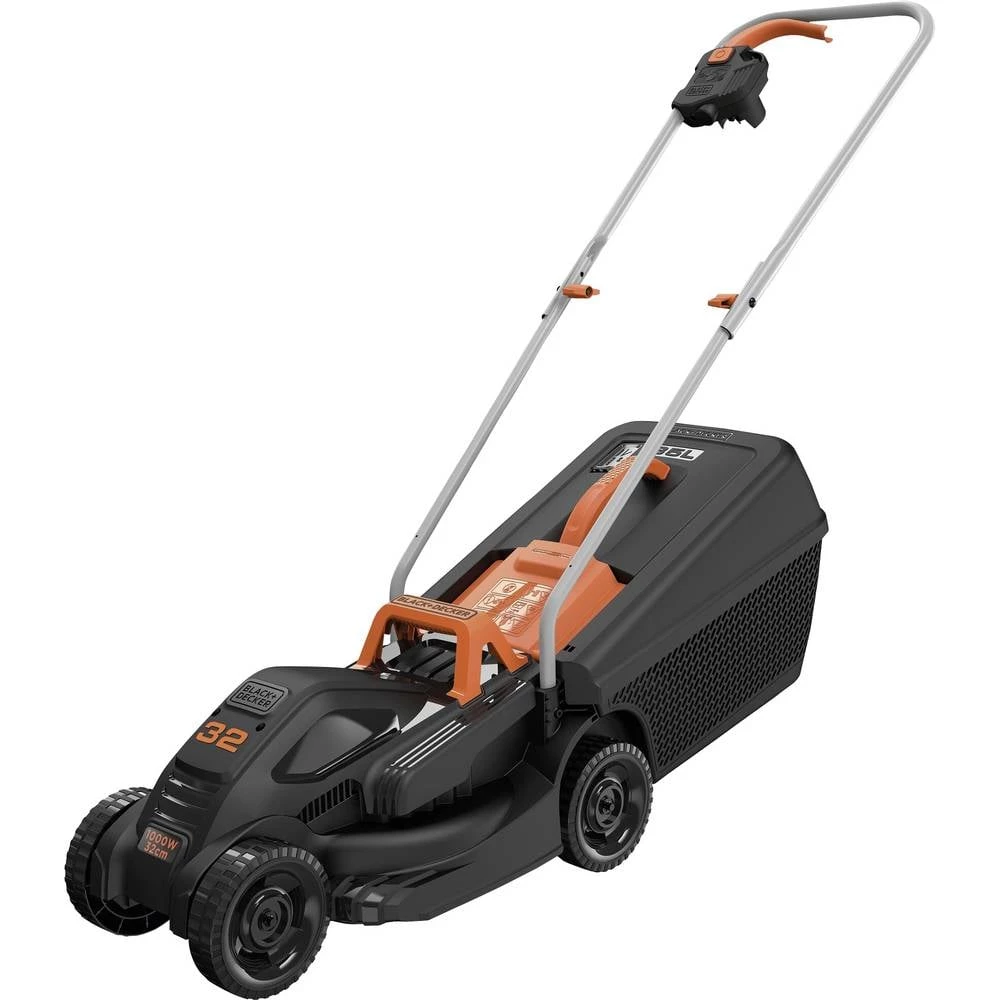Black & Decker BEMW351-QS električni pogon kosilica s podešavanjem visine rezanja 1000 W Širina rezanja (maks.) 32 cm slika