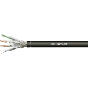 Helukabel 802167-1000 mrežni kabel CAT 7e S/FTP 4 x 2 x 0.258 mm² crna 1000 m slika