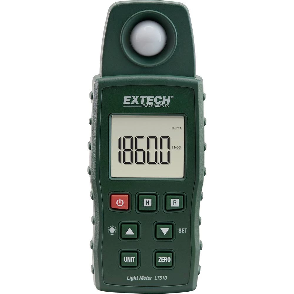 Luksmetar Extech LT510 1 - 20000 lx Kalibriran po Tvornički standard (vlastiti) slika
