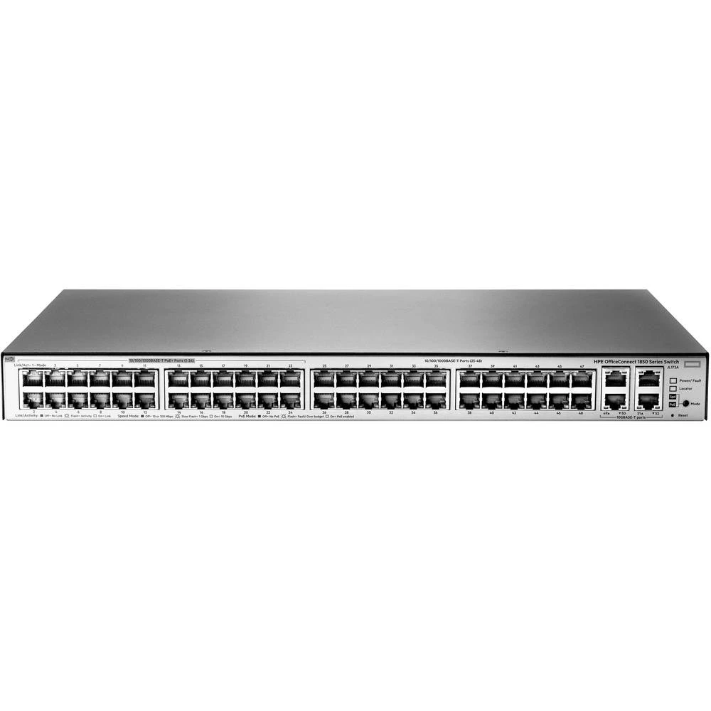 Hewlett Packard Enterprise HPE OfficeConnect 1850 48G 4XGT PoE+ 370 Upravljani mrežni preklopnik PoE funkcija slika