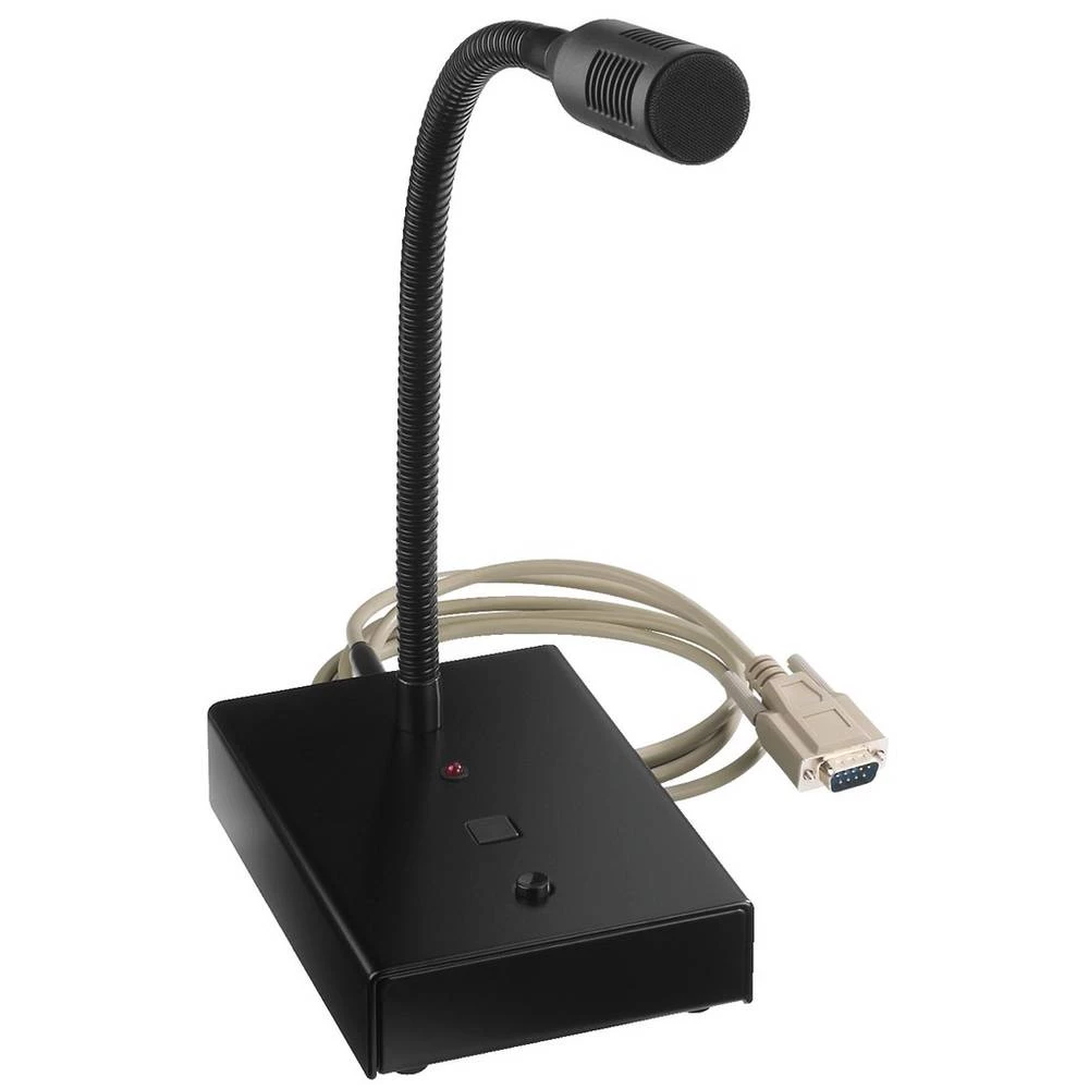 ELA stolni mikrofon Monacor MEVAC-1PTT slika