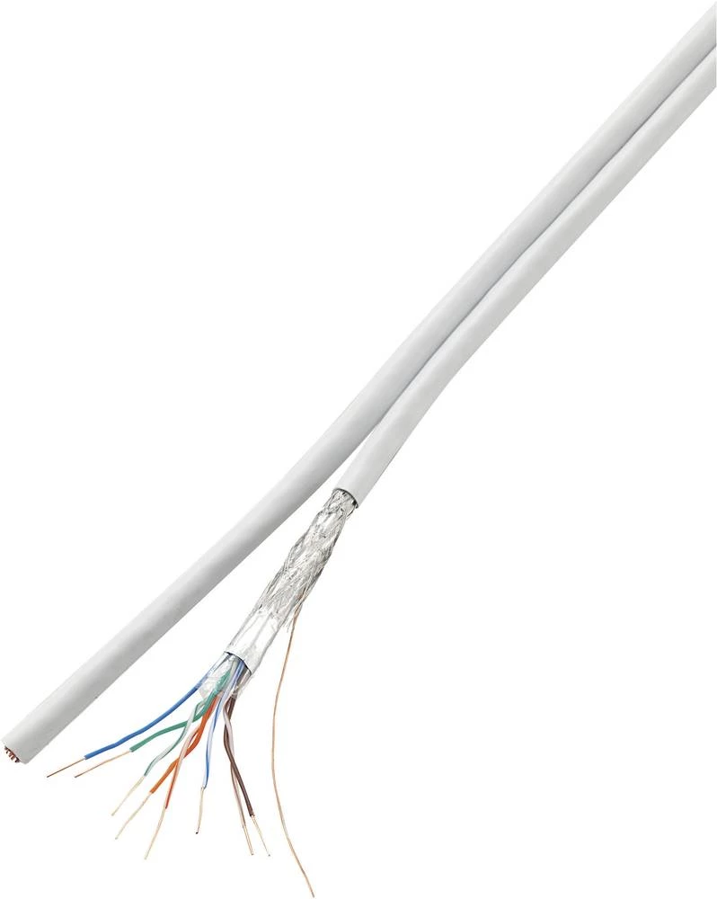 Mrežni kabel CAT 5e SF/UTP 8 x 2 x 0.196 mm&sup2; Bijela TRU COMPONENTS 1571500 100 m slika