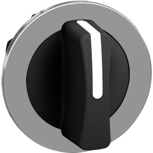 Schneider Electric ZB4FD3 prednji element za biračku sklopku plosnat (Ø) 30.5 mm  krom boja, crna 1 St. slika