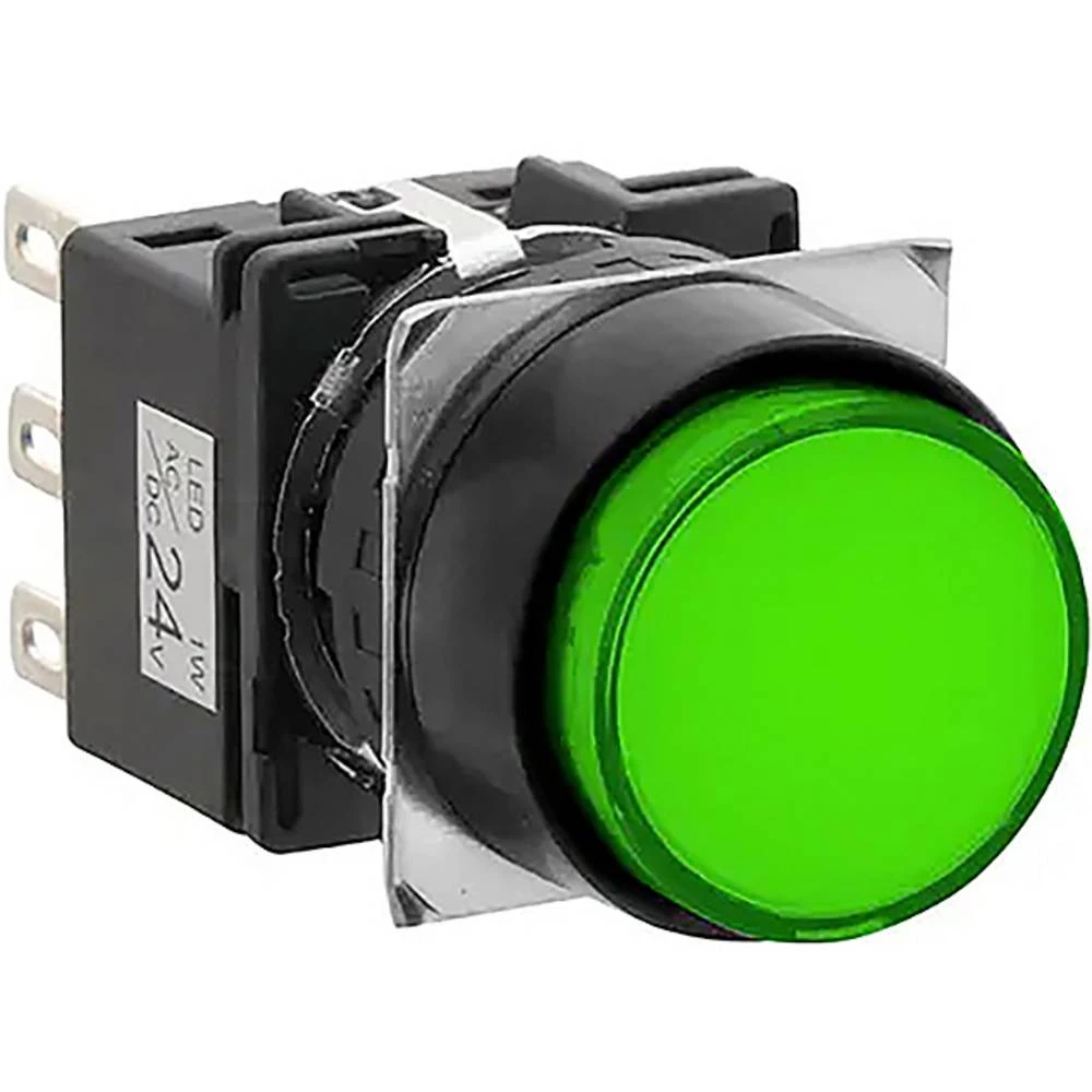 Idec LB1L-M1T64G LB Series tipkalo 24 V 100 mA 1 x off/(on) zadržava položaj zelena 1 kom. slika