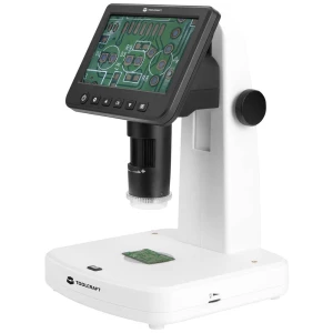 TOOLCRAFT TO-9076404 LCD digitalni mikroskop s polarizatorom 300 x reflektirano svjetlo, iluminirano svjetlo slika
