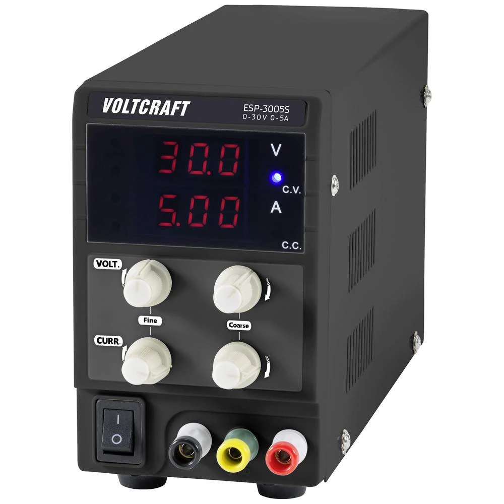 VOLTCRAFT ESP-3005S laboratorijsko napajanje, podesivo 0 - 30 V 0 - 5 A 150 W utični priključak 4 mm tanak dizajn Broj slika