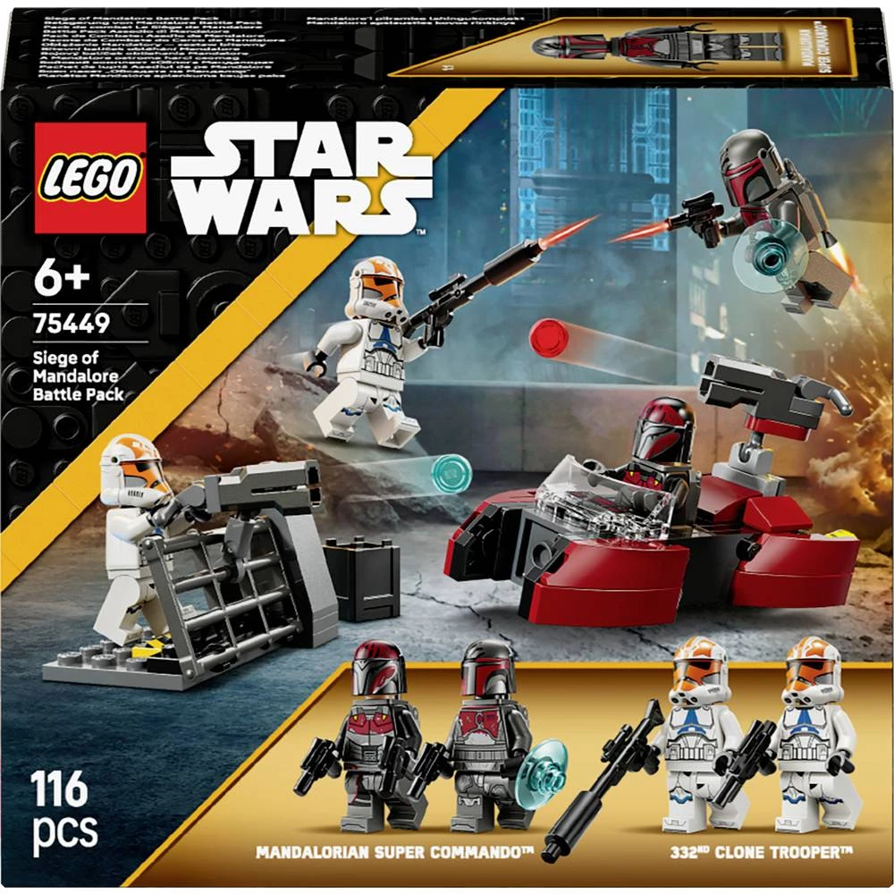 75449 LEGO® STAR WARS™ Bojni paket Opsada Mandalorea (75449) slika