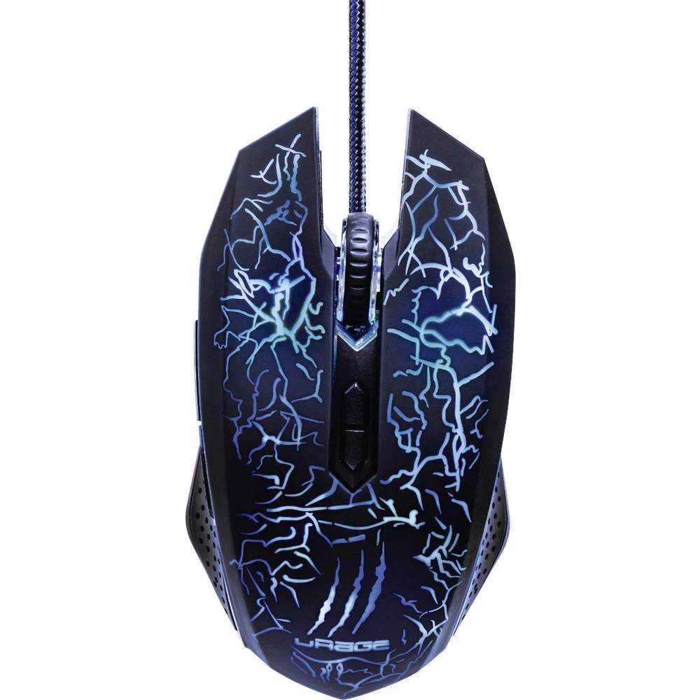 Hama uRage Illuminated&sup2; USB gaming miš Optički Osvjetljen Crna slika