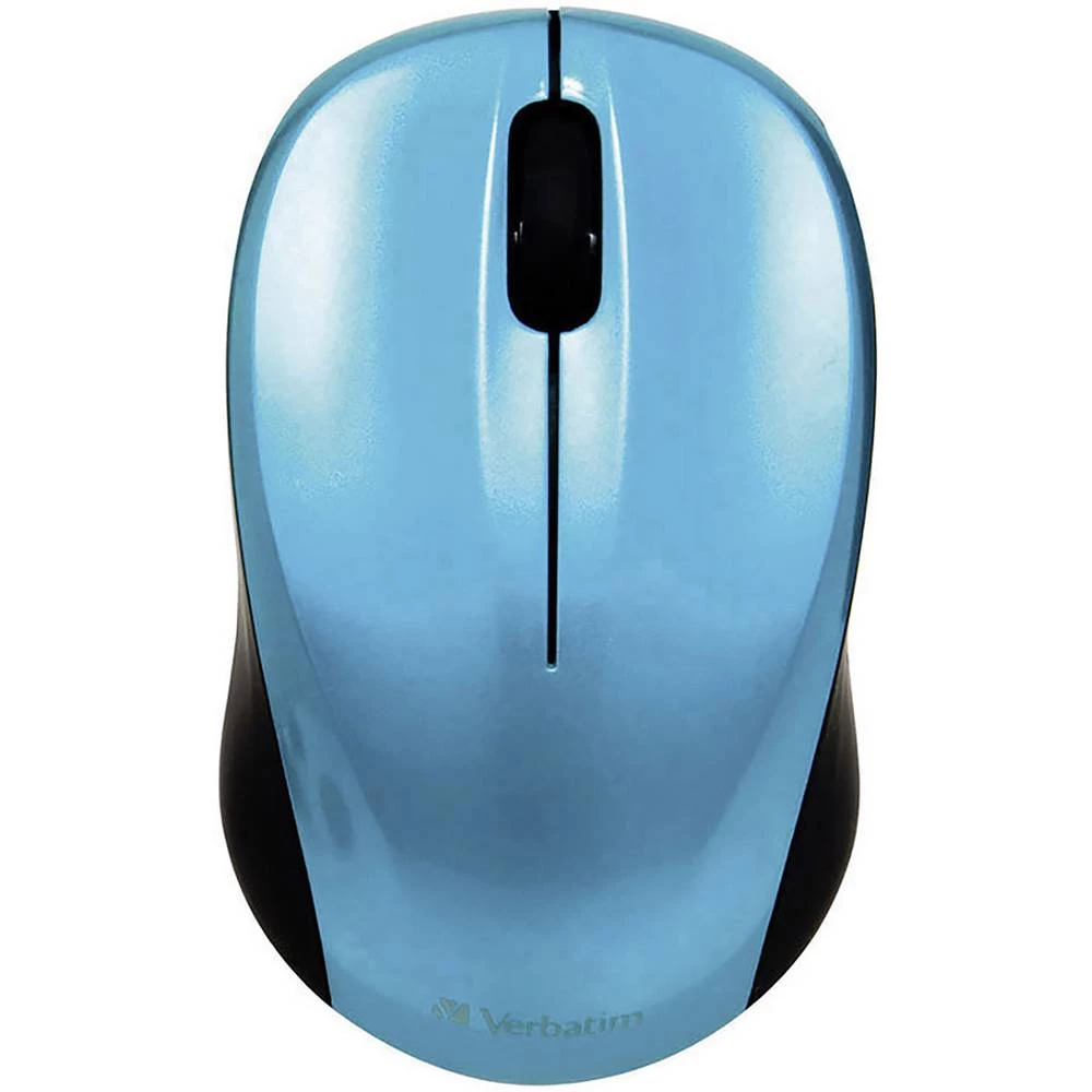 Verbatim Go Nano Bežični miš Optički Karipsko-plava slika
