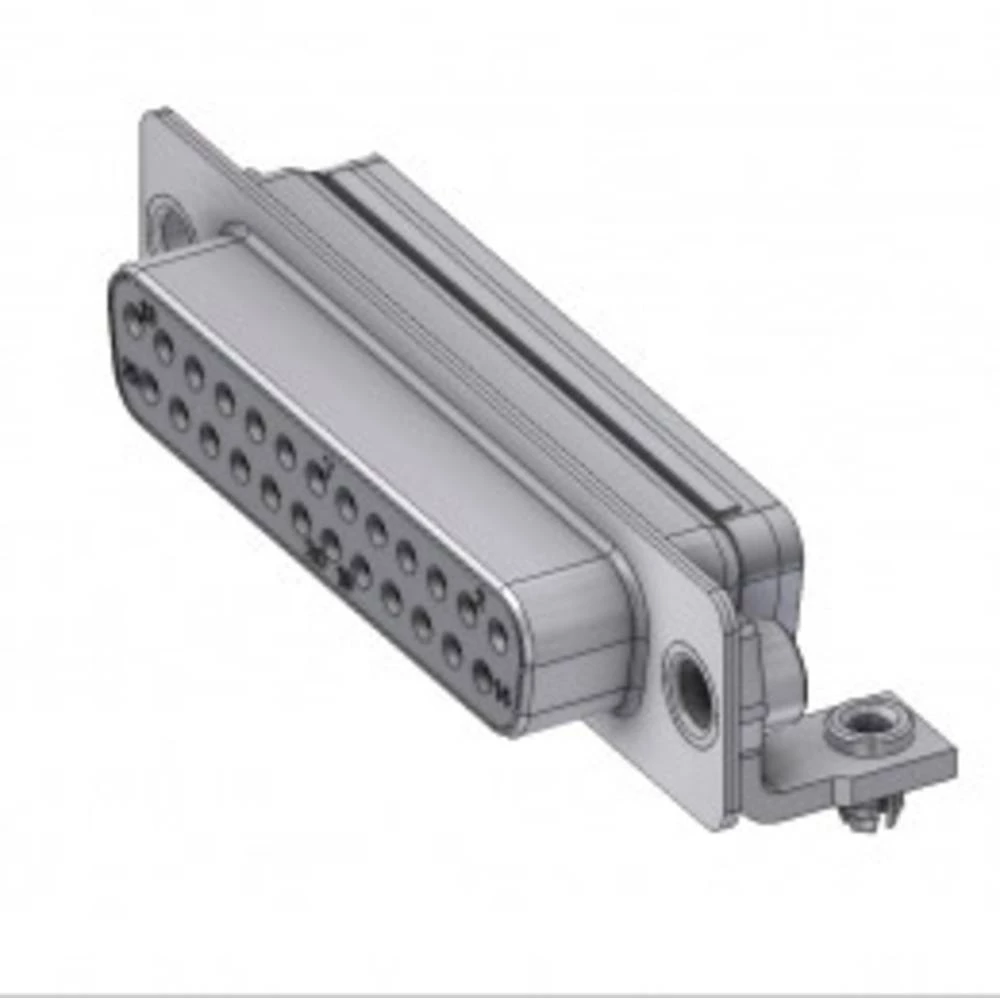 D-SUB priključak 90 ° Broj polova: 25 SMD DELTRON SWISS 1 ST slika
