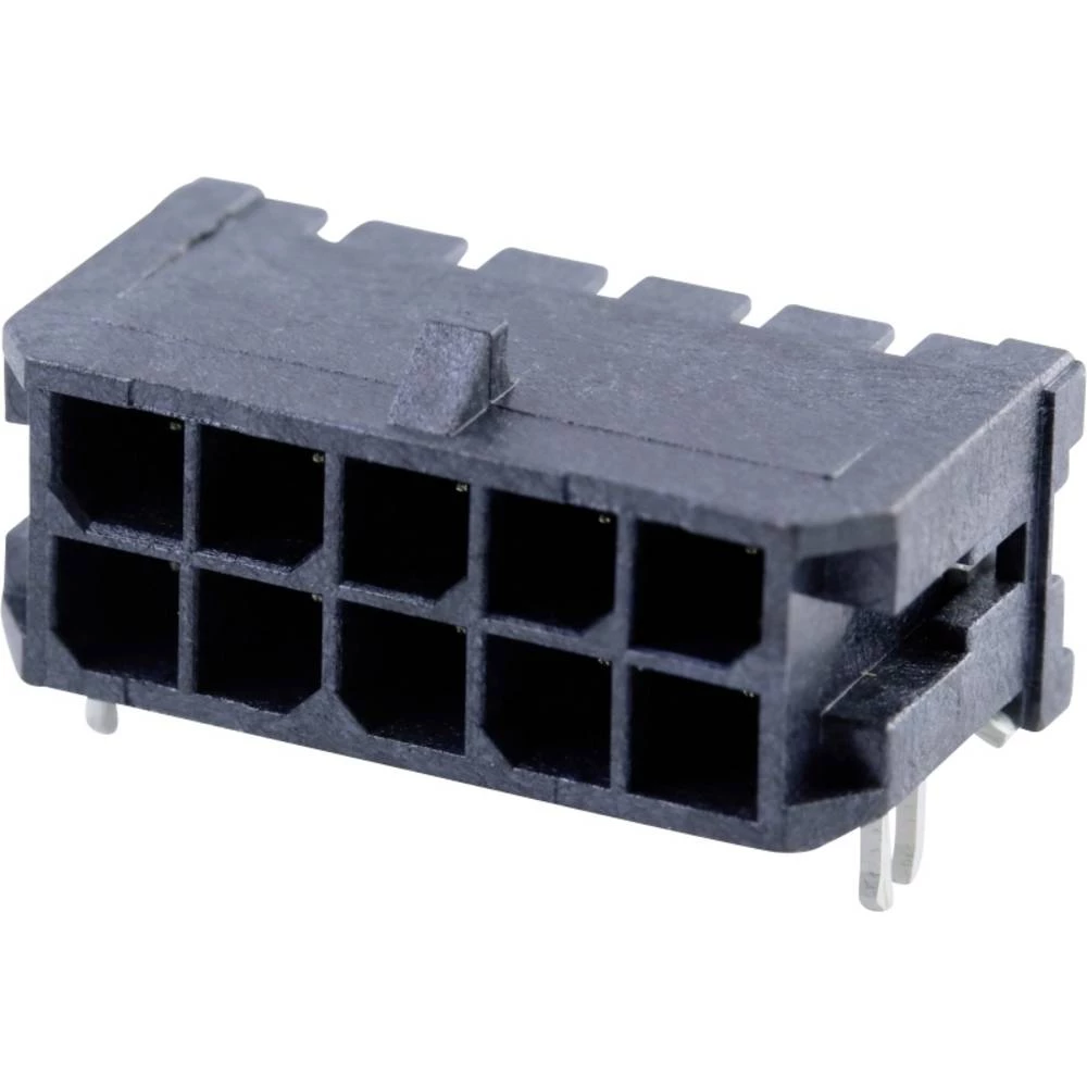 Molex 430451006 1400 pcs Micro-Fit 3.0 Right-Angle Header, 3.00mm Pitch, Dual Row, 10 Circuits, with PCB Press-fit Metal Retention slika