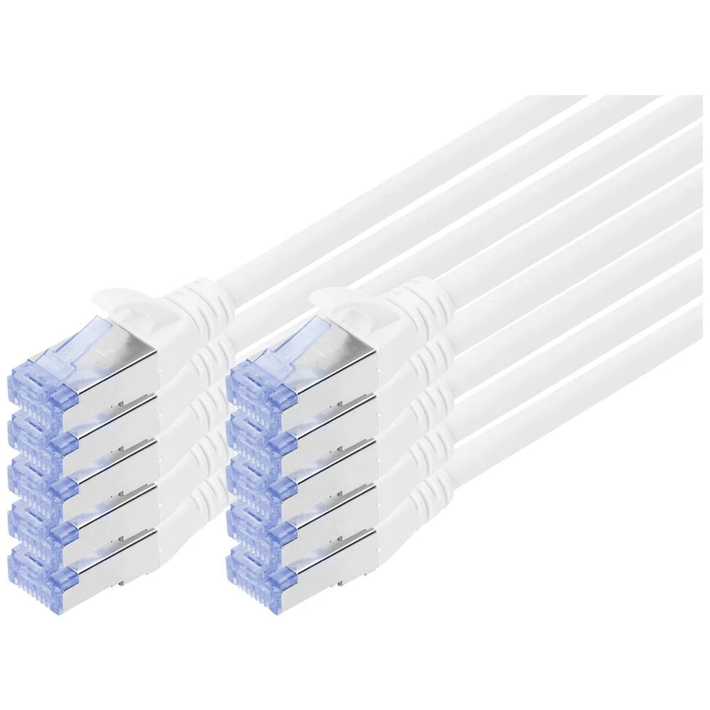 Digitus DK-1531-005-10 RJ45 mrežni kabel, Patch kabel CAT 5e SF/UTP 0.50 m siva  1 St. slika