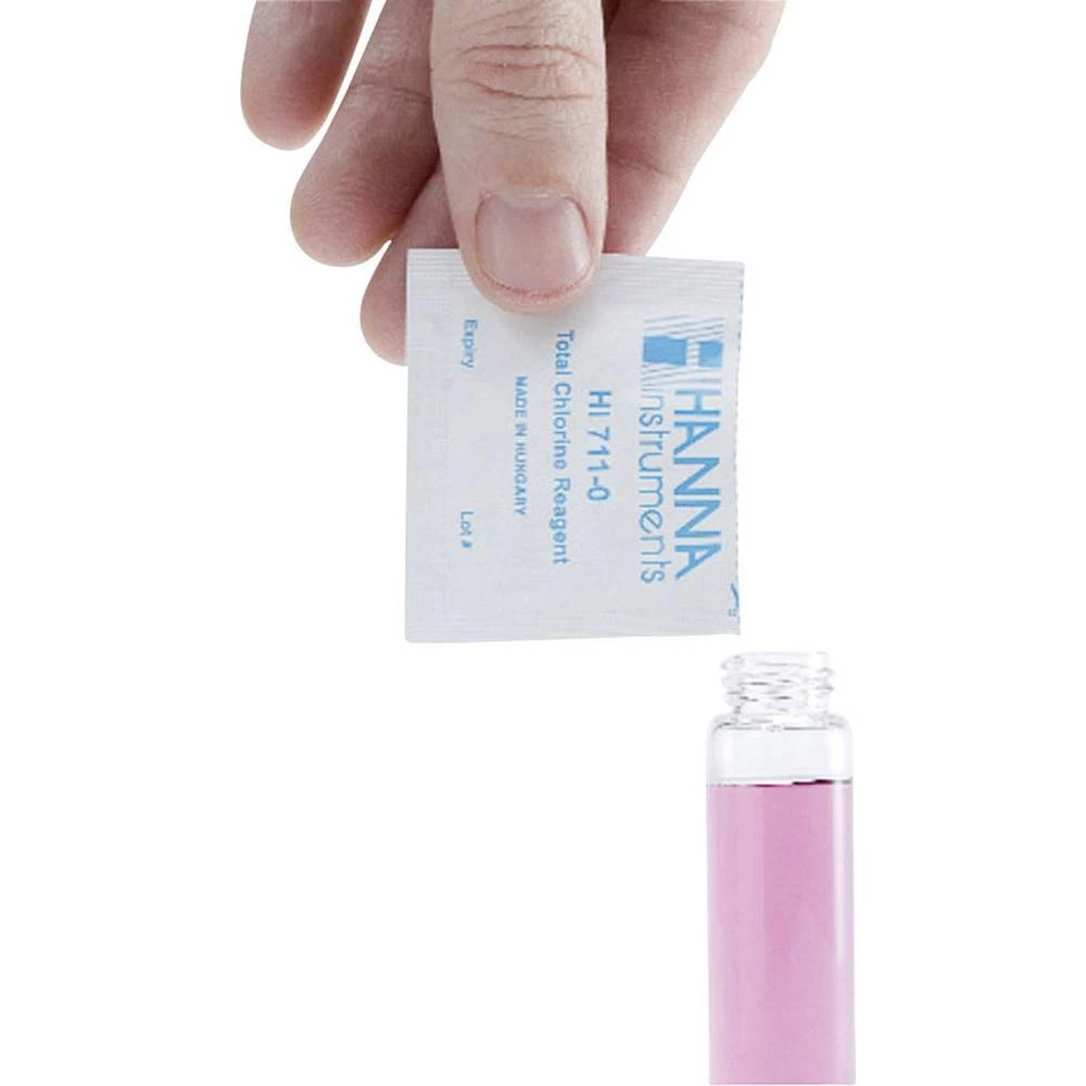 Reagens za slobodni klor HannaInstruments HI 701-25, pogodan za ručni mjerač boj slika