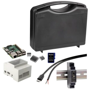 Joy-it Din-Rail Set Raspberry Pi® B+ 512 MB 4 x 0.7 GHz uklj. DIN kućište, uklj. napajanje DIN tračnice, uklj. USB kabel slika