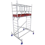 Krause 940117 FahrGerüst aluminij na roli mobilna Radna visina (maks.): 4.30 m srebrna 89 kg
