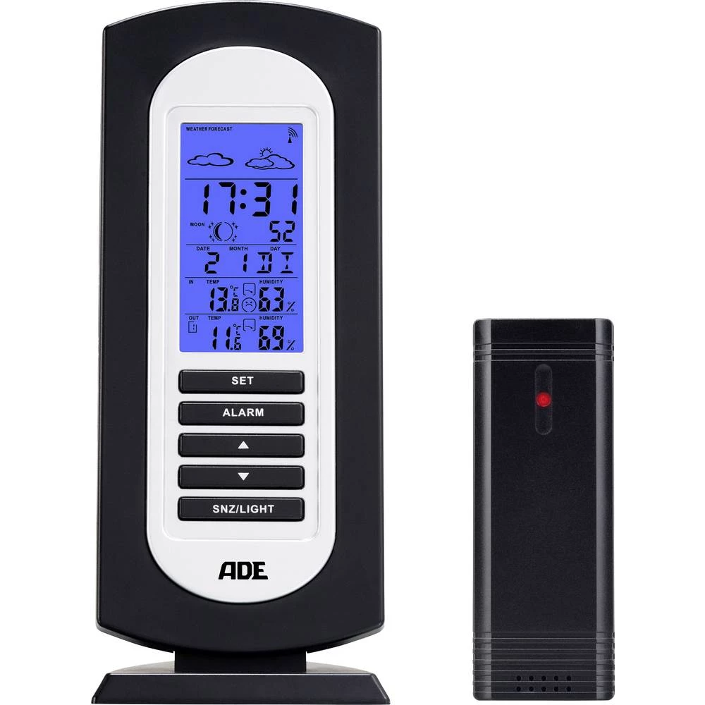 ADE WS 1822 Bežična vremenska stanica, Prognoza vremena za 1 dan slika