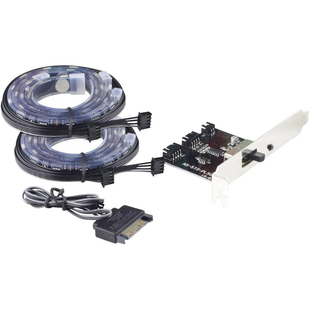 LED-traka za računalo 300 mm Joy-it Multicolor PC LED-System slika