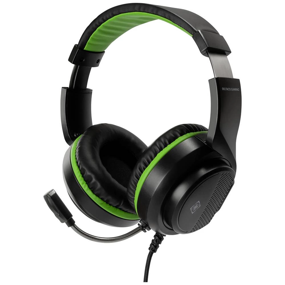 DELTACO GAMING GAM-128 igre On Ear Headset žičani stereo crna slika