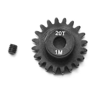 Mali zupčanik motora ArrowMax Tip modula: 1.0 Promjer bušotine: 5 mm Broj zubaca: 20 slika