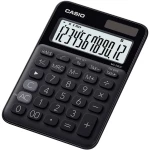 Casio MS-20UC-BK stolni kalkulator crna Zaslon (broj mjesta): 12 solarno napajanje, baterijski pogon (Š x V x D) 105 x 23 x 149.5 mm