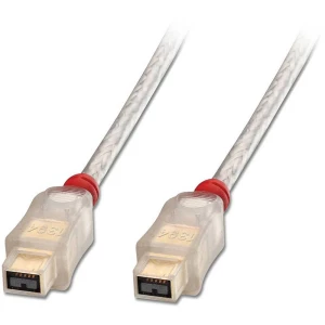 LINDY FireWire priključni kabel [1x 9-polni muški konektor firewire (800) - 1x 9-polni muški konektor firewire (800)] 4.50 m siva slika