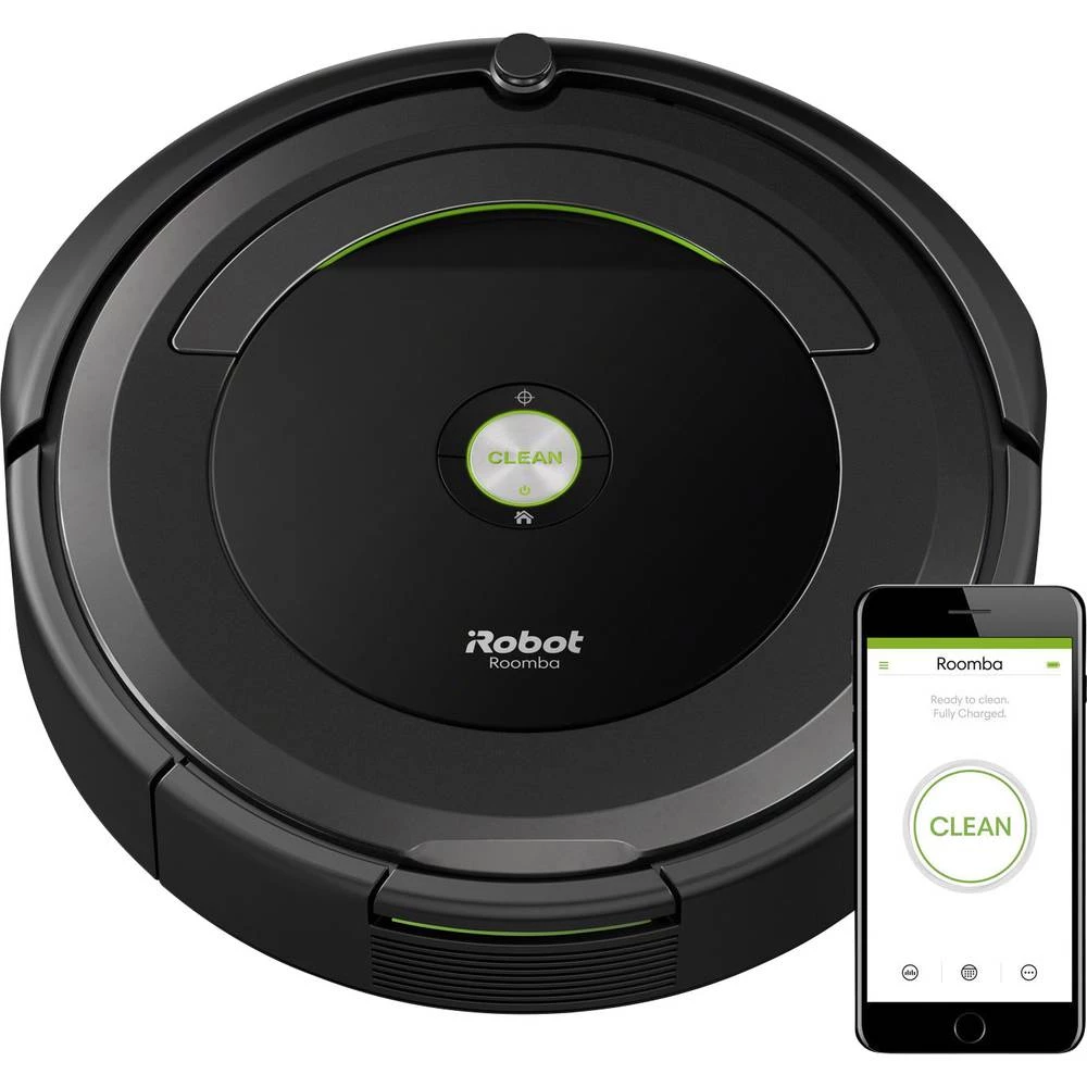 iRobot Roomba 696 Robot za usisivanje Crna, Siva 1 virtualna zida slika
