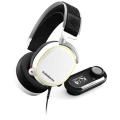 Igraće naglavne slušalice sa mikrofonom USB, 3,5 mm priključak Sa vrpcom Steelseries ARCTIS PRO+ GAME DAC Preko ušiju Bijela, Cr slika