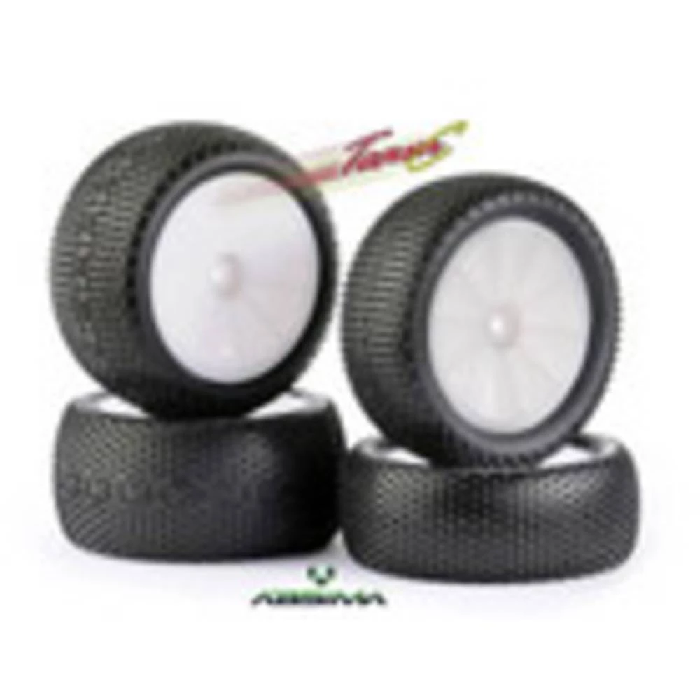 Team C 1:10 Buggy Kompletni kotači Pins Disk Bijela 1 Set slika