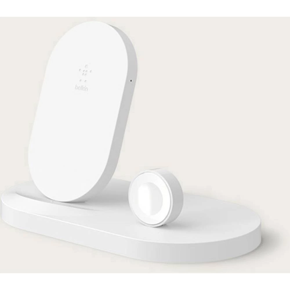 Belkin indukcijski punjač BOOST&uarr;UP™ station F8J235vfWHT Izlazi Qi standard, USB Bijela slika