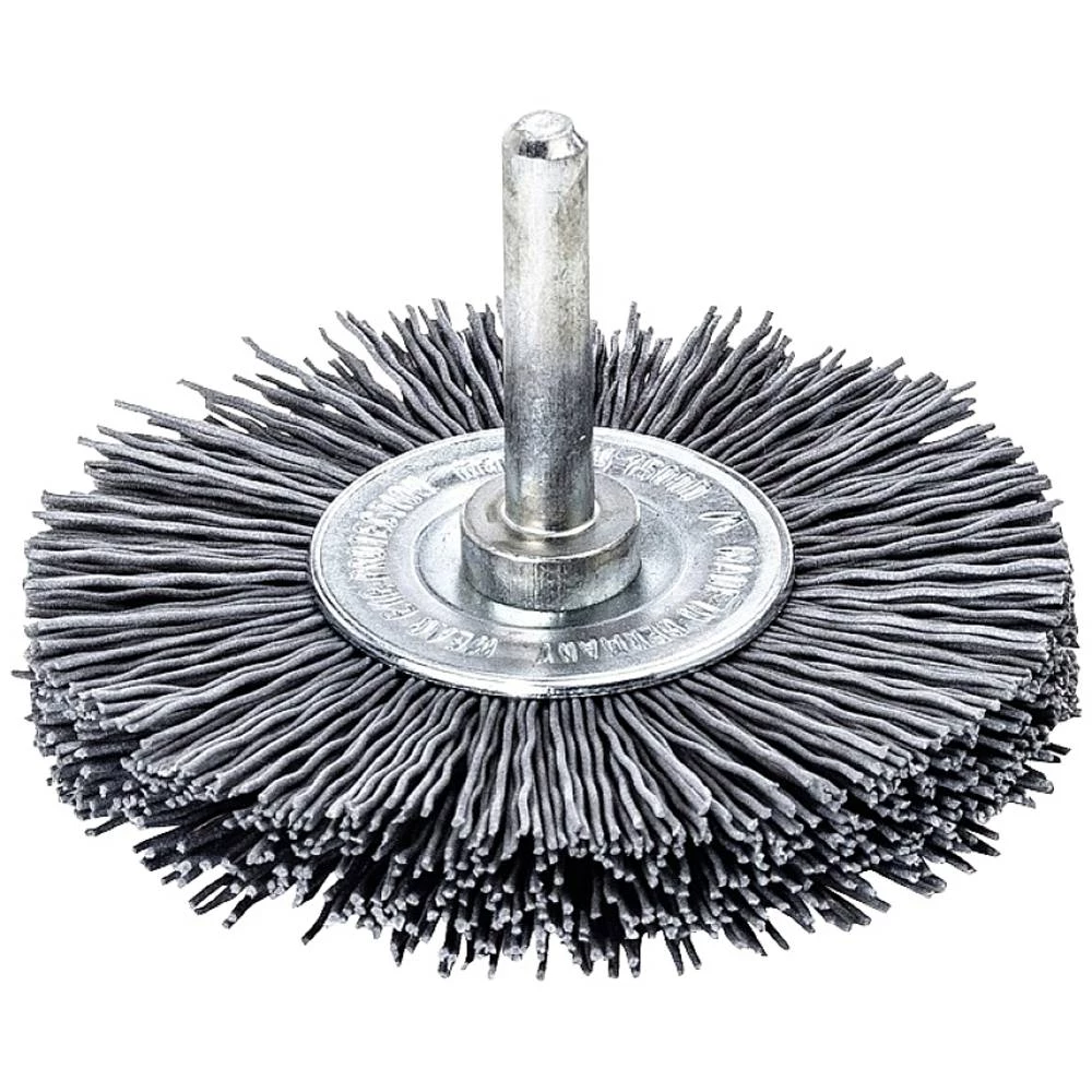 Lessmann Okrugla četka D.70mm osovina 6mm SiC čekinje za brušenje K.120 12mm 15000min  417842 1 St. slika