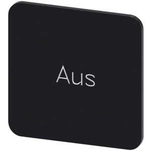 Siemens 3SU1900-0AF16-0AC0 ploča za natpise kvadratan (Š x V) 22 mm x 22 mm isključeno crna, bijela 10 St. slika