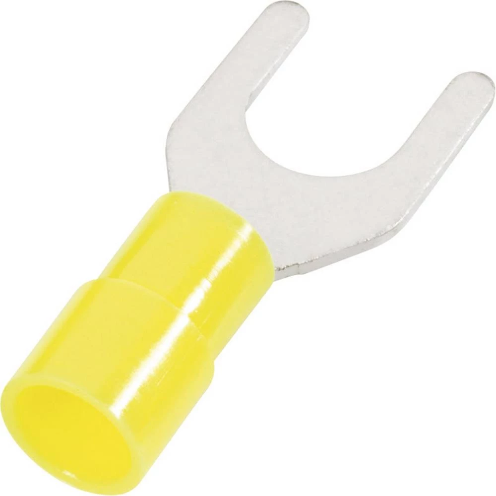 Cimco 180162 viljuškasta kabelska stopica 4 mm² 6 mm² Otvor Ø=5.3 mm izolirani dio žuta 1 kom. slika