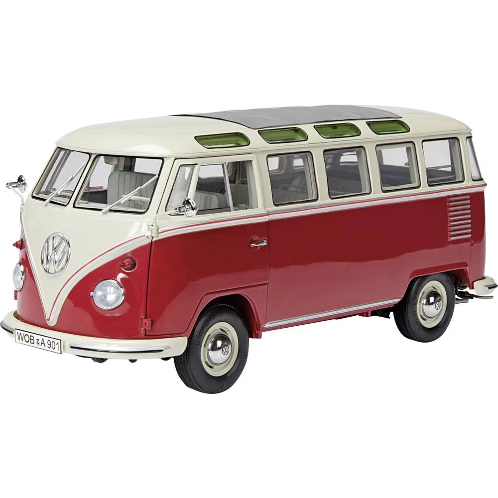 1:32 model automobila Schuco VW T1 Samba, rot-beige slika