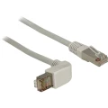 LAN (RJ45) Mreža Priključni kabel CAT 6 S/FTP 0.50 m Siva Delock slika