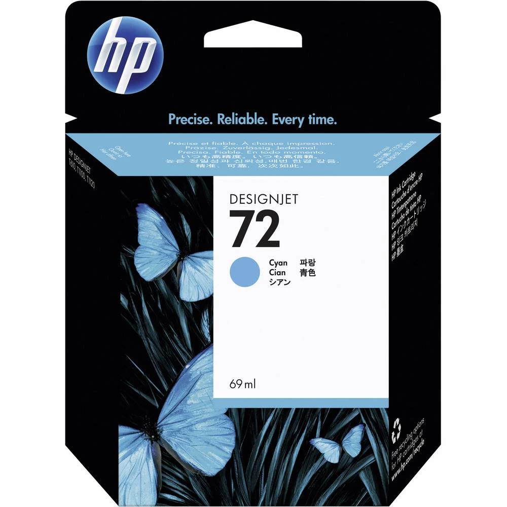 HP Tinta 72 Original Cijan C9398A 69 ml slika