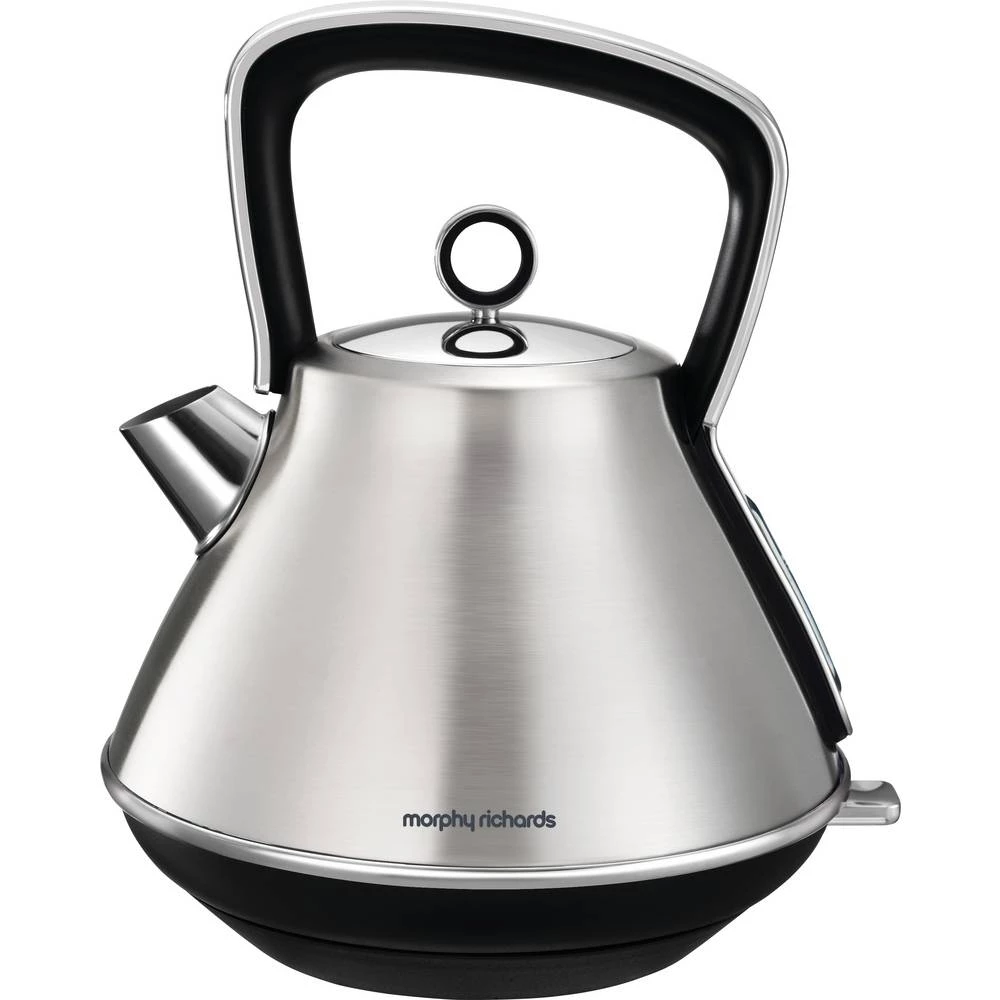 Morphy Richards EVOKE Pyramide Gebürstet kuhalo za vodu bezžičan plemeniti čelik (brušeni) slika