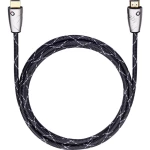 Oehlbach HDMI Priključni kabel [1x Muški konektor HDMI - 1x Muški konektor HDMI] 1.5 m Crna