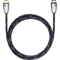 Oehlbach HDMI Priključni kabel [1x Muški konektor HDMI - 1x Muški konektor HDMI] 1.5 m Crna slika
