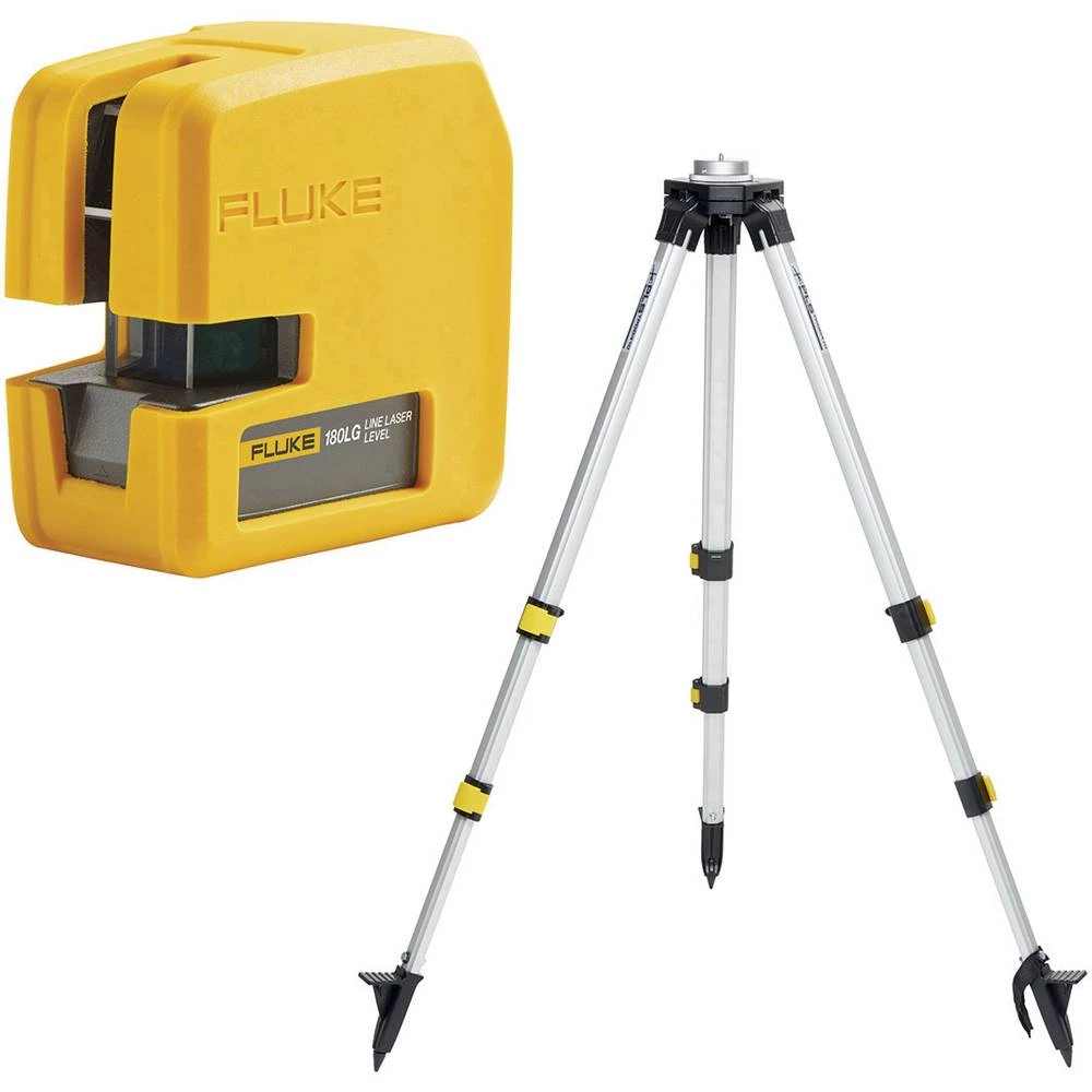 Križnolinijski laser Samonivelirajući Fluke CONSTR-KIT 4 Raspon (maks.): 60 m Kalibriran po: Tvornički standard (vlastiti) slika