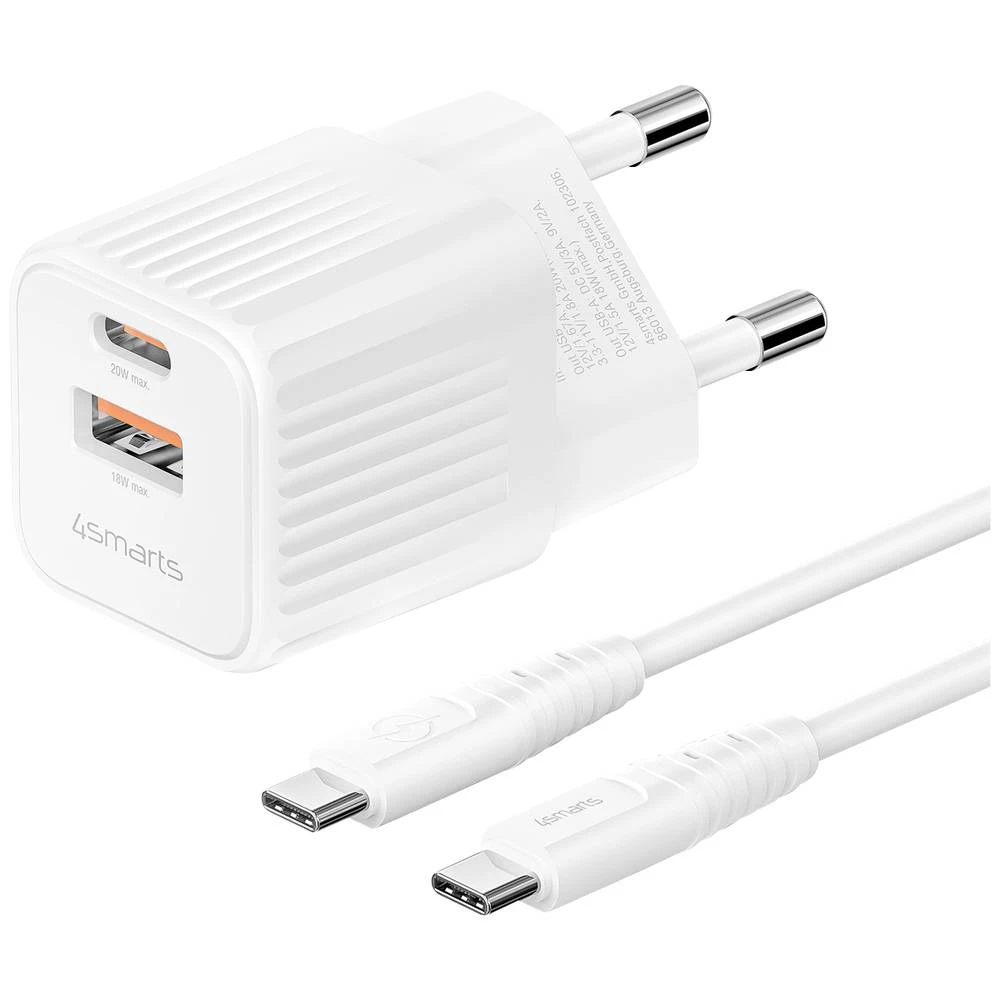 4Smarts VoltPlug Duos Mini PD 540122 napajanje utičnica Izlazna struja maks. 3 A 2 x USB-A, USB-C® USB power delivery (USB-PD) slika