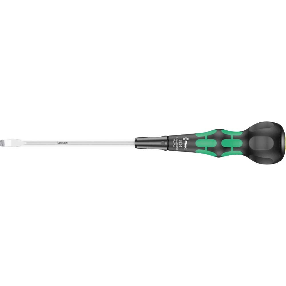 Wera 1834 plosnati odvijač Širina oštrica: 6 mm Duljina oštrice: 120 mm slika