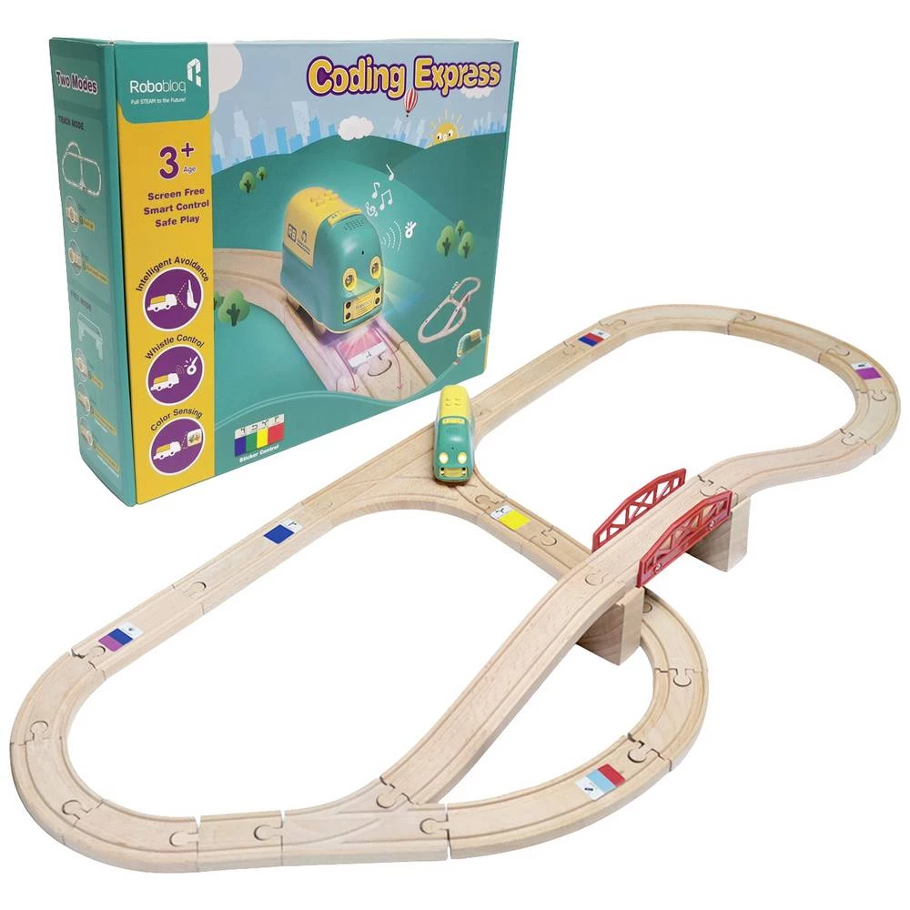 Robobloq 11000001 MINT Roboter Eisenbahn Coding Express & Tracks programiranje, igračke paket za učenje iznad 3 godine slika