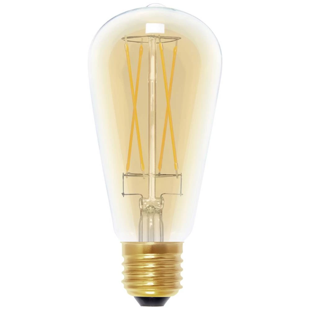 Segula 55295 LED  E27 oblik bata 5 W = 31 W zlatna (Ø x V) 65 mm x 145 mm  1 St. slika