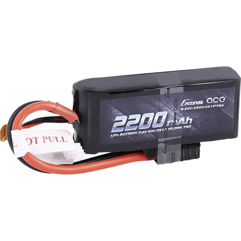 LiPo akumulatorski paket za modele 7.4 V 5000 mAh Broj ćelija: 2 50 C Gens ace Softcase XT90 slika