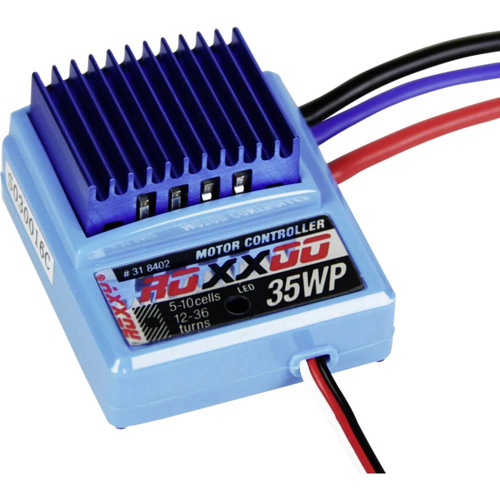 Upravljač brzine za istosmjerne modele automobila ROXXY Roxxoo 35WP Ograničenje motora (okretaji): 12 slika