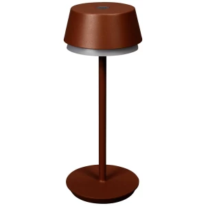 Konstsmide 7830-960 Lyon LED akumulatorska stolna lampa 2.5 W toplo bijela, RGB terakota slika