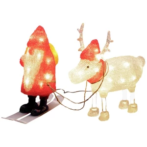Konstsmide 6239-103 akrilna figura Energetska učinkovitost 2021: G (A - G) Djed Božićnjak, sob toplo bijela LED crvena, bijela slika