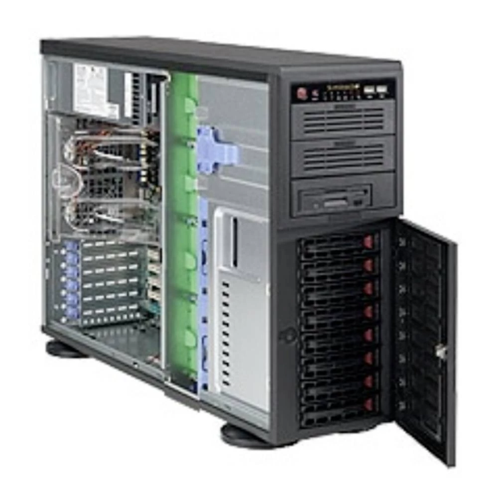 Supermicro CSE-743TQ-903B-SQ full tower kućište za računala  crna slika