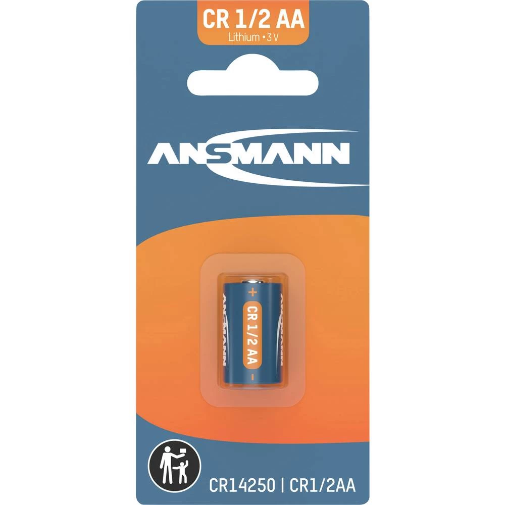 Ansmann 3V-CR1/2AA / CR14250 specijalni akumulatori 1/2 AA Li-Ion 3 V 1 kom. slika